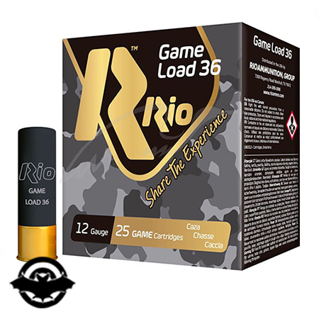 Патрон RIO Game Load-36 FW NEW 12/70, 36 гр, №0000 без контейнера 25 шт/уп  (14410220)