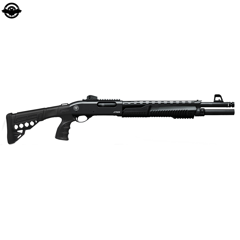 Рушниця помпова Huglu ATROX Tactic Plus Black Telescopic Stock 12