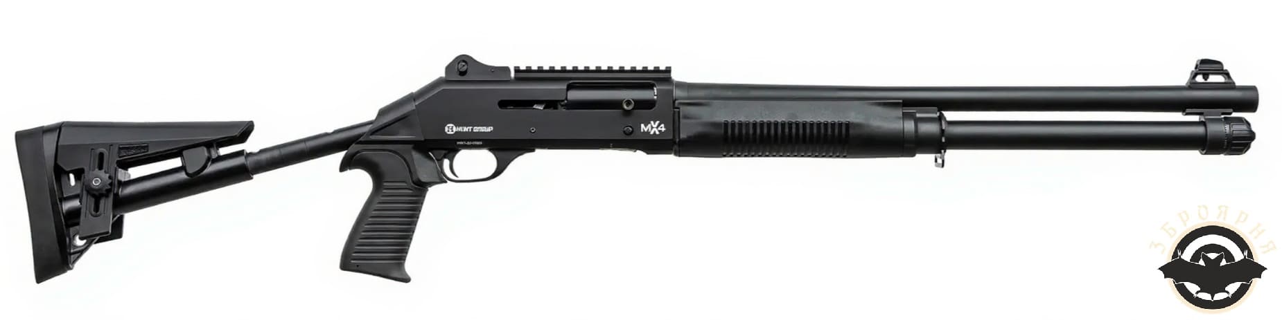 Рушниця напівавт. HUNT GROUP MX4-01 BLACK 12GA 51см 12/76 7+1 ( к
