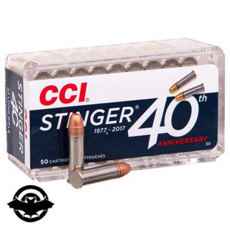 Патрон CCI 22LR Stinger CPHP 32gr (2,07г) 500м/с /50шт уп/ (3003334)