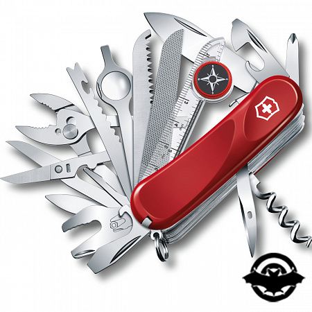 Ніж Victorinox Delemont Evolution S54 85мм, червоний, подар.коробка 2.5393.SE