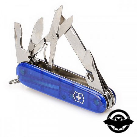 картинка Нож Victorinox Swiss Army Climber прозрачный синий 1.3703.T2