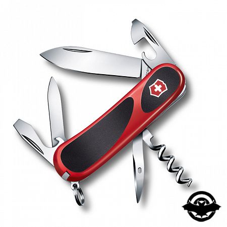 картинка Нож Victorinox Evolution Grip, черно-красный (2.3803.C)