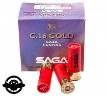 картинка Патрон гладкоствольный SAGA Gold кал 16, 28 гр, №4 FW без контейнера 25 шт/уп (8606532)
