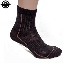 картинка Шкарпетки треккінгові літні чорні  р.39-42 (2000000536187) (85% бавовна 10% поліамід 5% еластан ТРЕНД  Україна, (0113-2-KVM-BL -39-42)