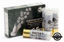 Патрон ТАХО 16/70, Картеч 7,2мм 26,5г класична в контейнері (12.019)