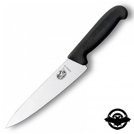 картинка Нож кухонный отделочный Victorinox Fibrox 15 см, черный 5.2003.15 (4004395)