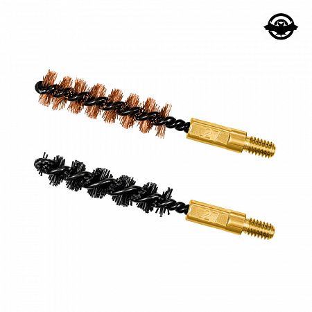 картинка Набор ершиков латуный и нейлоновый / .27 cal Bore Brush 2 Pack (1 nylon/1 bronze) FG-327-NB