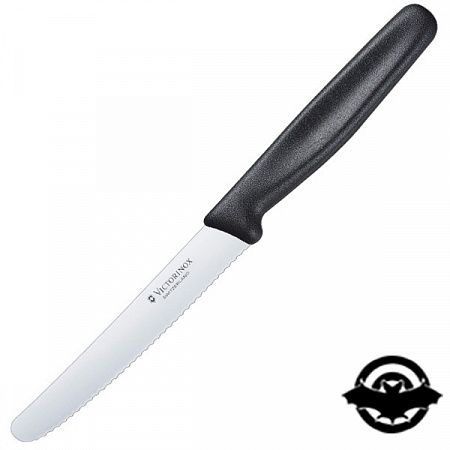 картинка Нож кухонный Victorinox для помидоров, черный нейлон 5.0833 (4004316)