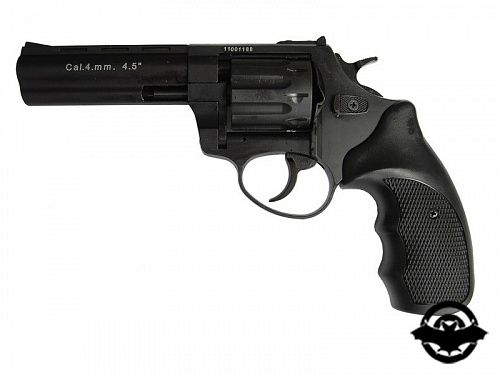 картинка Револьвер Флобера STALKER 4мм 4,5" черная рукоять ST45S (38800002)
