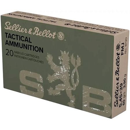 картинка Патрон 5,45x39 Sellier&Bellot FMJ 60gr (3.9г) 20шт. (30100367)
