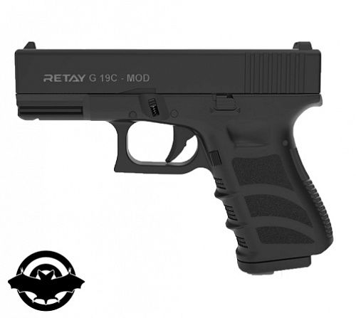 Пістолет стартовий RETAY "G19C" 14-зарядний, Black (11950420)