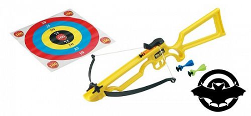 картинка Арбалет Man Kung детский желтый + присоски MK-TB-Y