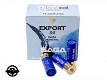 картинка Патрон гладкоствольный SAGA Export кал 12, 34 гр, №4 в контейнере 25 шт/уп (8606745)