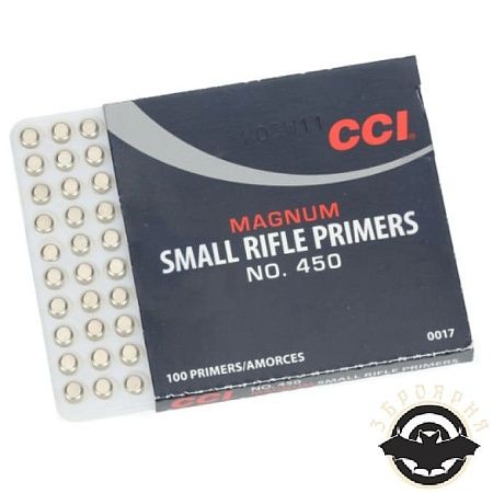 Капсюль CCI 450 MAG SMALL RIFLE PRIMER (223Rem, 308Palma) 100шт (3003394)