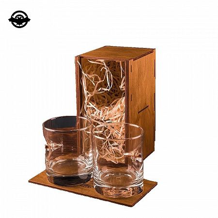 Набір 2 склянки для віскі Gun&Fun (GN/12)