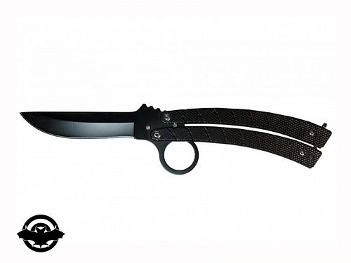 Ніж бабочка, чорна (КА800001)