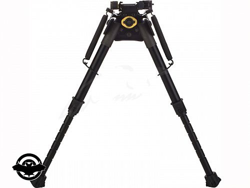 картинка Сошки TipTop S9NTactical, шарнирная база+панорама; ступенчатые ноги, длина 17,7-26,6 см (14530334)