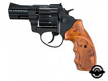 картинка Револьвер Флобера STALKER S 4мм 2,5" коричневая рукоять (силуминовый барабан) ZST25W (38800029)