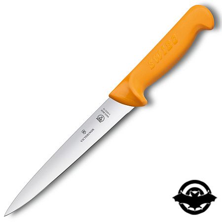 картинка Нож кухонный Victorinox Swibo, Filleting, желтый, 18 см 5.8403.18 4000144