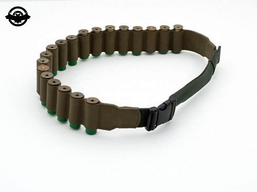 Патронташ VOLMAS на 20 патронов відкритий шкіра Ретро (10302,/2)