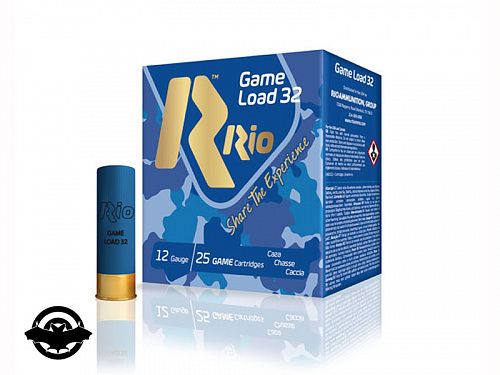 Патрон RIO Game Load С16 NEW кал 12, 32 гр, №000 в контейнере 25 шт/уп (14410246)