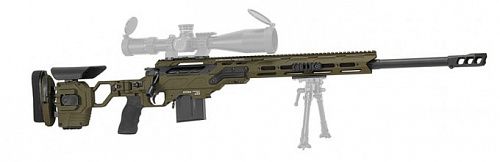 Карабин Cadex Defence CDX-50 Tremor .50 BMG ств. 81см., 1:15", дульник 1:14, регул. ложа Cadex, цв.Olive (720054)