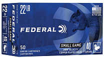 картинка Патрон 22LR Federal Game-Shok Cooper Plated Solid 2,59гр 40GR (3000395)