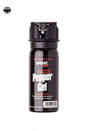картинка Баллон газовый Sabre Red Tactical Gel 81г гелевий з чохлом (4290038)