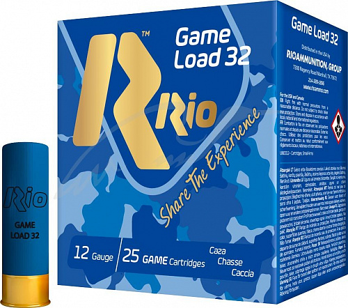 картинка Патрон RIO Game Load-32 FW NEW 12/70 (Rio20) (3)/32г без контейнера (14410260)