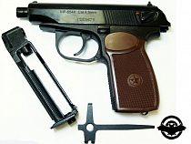 Пістолет пневматичний МР-654К коричнева рукоять (B/МР654ККР)