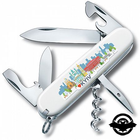 Ніж Victorinox Swiss Army Spartan білий з логотипом "Київ" 4007162