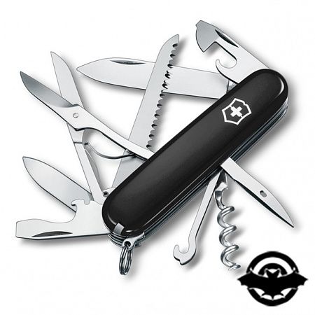 картинка Нож Victorinox Swiss Army Huntsman черный 1.3713.3B1