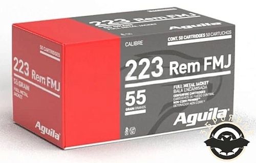 картинка Патрон 223 Rem Aguila, FMJ, 55 grs/3.56 gr (1E223110)
