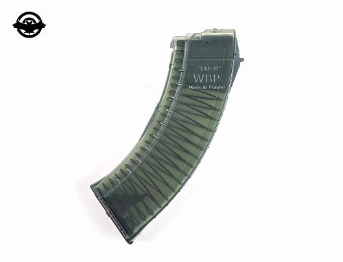 Магазин WBP до АКМ 7.62х39 прозорий на 30 набоїв (П/007)