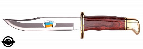 картинка Нож Buck 119 укр. флаг,  дерево 119BRSSP16 (4000552)