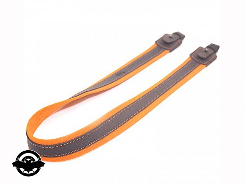 Ремінь VOLMAS на рушницю прямий шкіра гідрофобна помаранчева (50102/4)