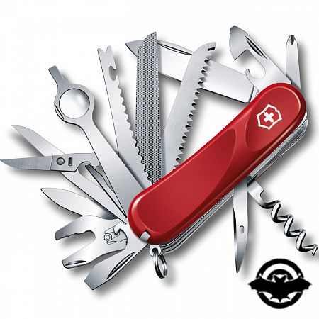 картинка Нож Victorinox Delemont Evolution 28, 85 мм, красный 2.5383.E (4000136)