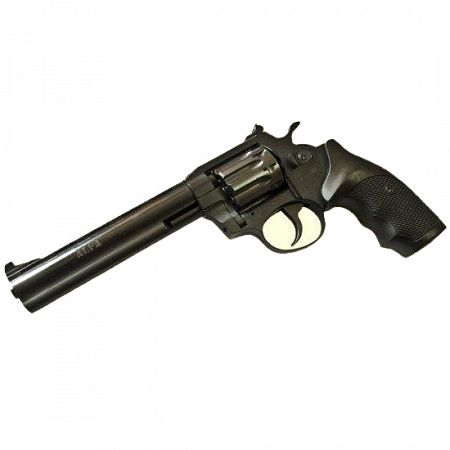Револьвер флобера Alfa mod.461 6" 4 мм №7. Воронение. Пластик