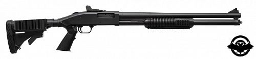 Рушниця помпова Mossberg М500A 12/76, 20", Tactical, Tri-Rail, Matte Aqjustable Stock (50589)