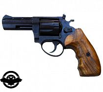 картинка Револьвер флобера ME 38 Pocket 4R черный, дерев. рукоятка, 4 мм (240129)