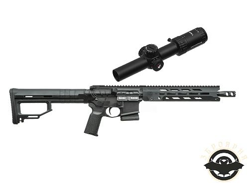 Карабін напівавт. Diamondback DB15 OBSIDIAN SBR 223/5.56, 11,5" д.різьба 1/2"-28 + Приціл VECTOR Optics S6 1-6x24 30мм IIIum SFP (2009620/5003278)
