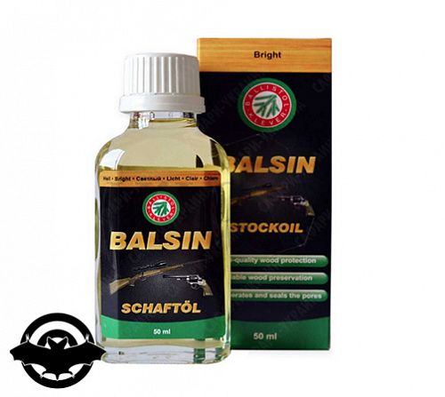 Мастило Ballistol Balsin Schaftol 50мл для дерева, червоно-кор. 4290009