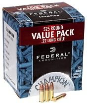 Патрон 22LR Federal Champion CPHP 2,33 г (36GR) 384м/с (525шт/пак) (3003352)
