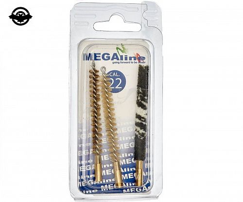 Набір єршей Mega Line 22к. (223) в блістері, 3шт. лат/нейл/шерсть 1/8F (14250027)