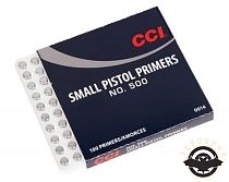Капсюль CCI 500 STD SMALL PISTOL PRIMER 100шт (3003344)
