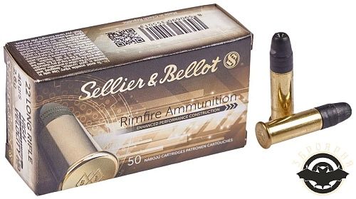 Патрон 22LR Sellier & Bellot куля HV HP 40 гр (2.6 г) 375 м/с (30100249)