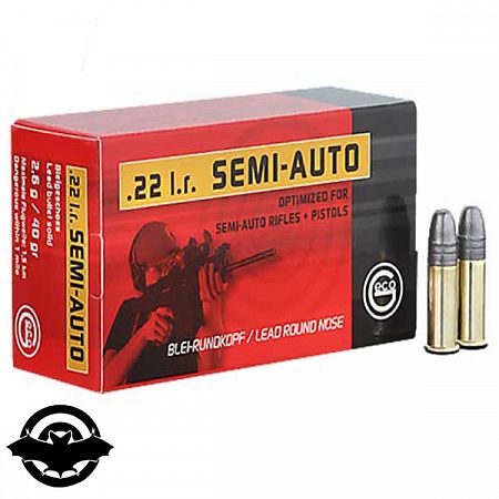 картинка Патрон 22LR RUAG GECO Semi - Auto пуля BR, масса 2,6 г (12070308)