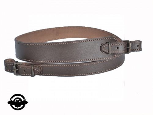 Ремінь VOLMAS на рушницю трапеція шкіра коричнева (5026/2)