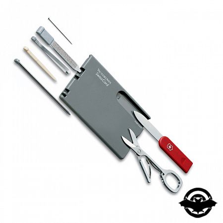 картинка Набор Victorinox Swiss Card, красный/темно-серый 0.7106.V (4001197)
